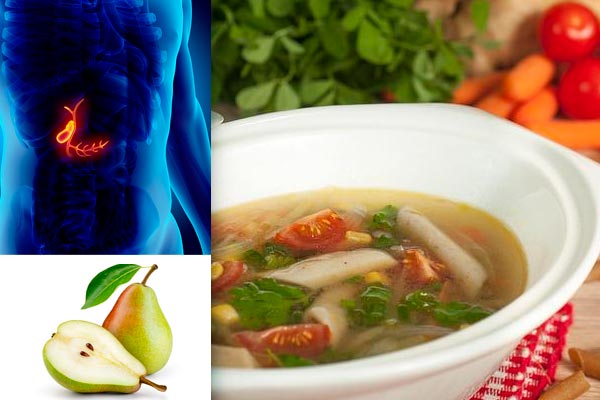 Dieta para evitar cálculos biliares