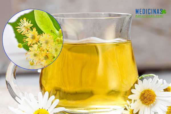 Infusión de manzanilla y tilo para conciliar el sueño