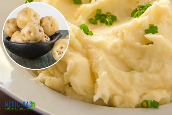 Puré de papas amarillas para pacientes con artritis