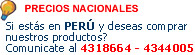 Precios en Per&uacute;