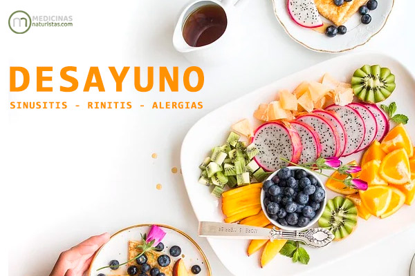 Rinitis, sinusitis tu DESAYUNO recomendado